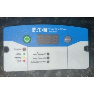 EATON TRU SINE WAVE INVERTER DISPLAY PANEL